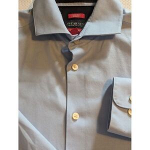 Awearness Kenneth Cole Non-Iron Slim Fit Awear-Tech Men's Dress‎ Shirt 17 34/35